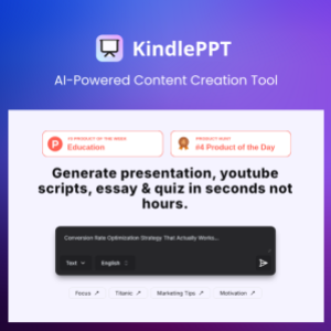 KindlePPT: AI-Powered Content Creation Tool Lifetime Deal