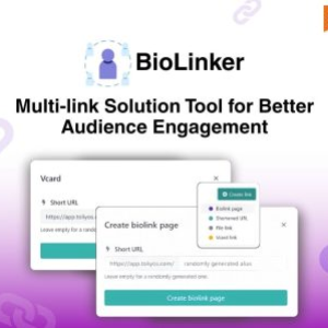 Biolinker : Best customizable bio link page for social media