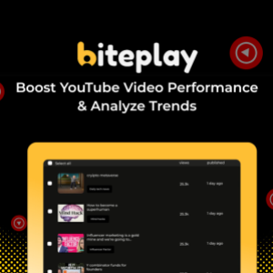 Biteplay: Hack The Youtube Algorithm and Grow Faster