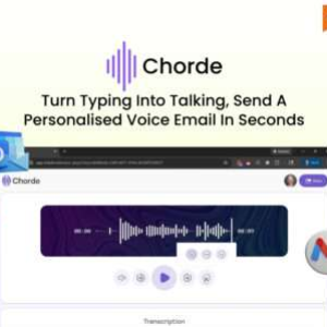 Chorde: Send Voice Recording Directly From Gmail & Outlook