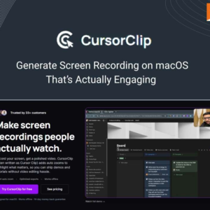 10% OFF3 DaysCursorClip: Auto-Zoom Screen Recorder for macOS$97.00$59.00