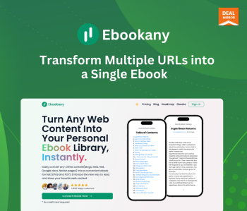Ebookany: Convert any Web Content into Your Digital E-Book Collection