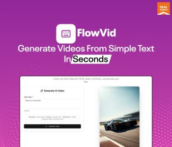 FlowVid : Turn Text Prompts Into Viral Reels, TikTok, and Shorts with AI In Seconds