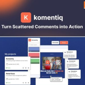 Komentiq: Centralize All Your Design Feedback in One Place
