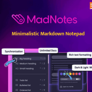 MadNotes : Your Markdown Notepad and Productivity Powerhouse