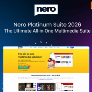 Nero Platinum Suite 2026: All-in-One AI Multimedia Toolkit