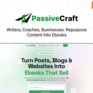 PassiveCraft: Turn Ideas Into Ebooks, Guides & Workbooks Fast