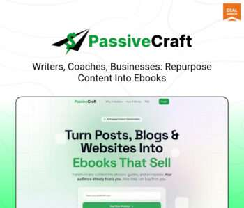 PassiveCraft: Turn Ideas Into Ebooks, Guides & Workbooks Fast