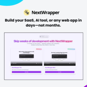 NextWrapper: AI-Powered Landing Page Generator Lifetime Deal