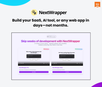 NextWrapper: AI-Powered Landing Page Generator Lifetime Deal