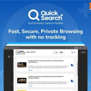 QuickSearchPlus: Fast and Secure Browsing with Instant Access & Seamless Integration