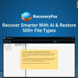 RecoveryFox AI: Fast & Safe Data Recovery Software For Windows