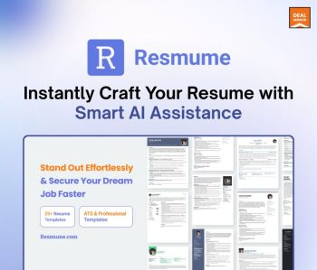 Resmume: Your Perfect Resume Ready in Minutes