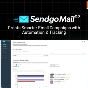 15% OFFSendgoMail: Generate 10x Revenue with Advanced Email Marketing$99.00$49.00