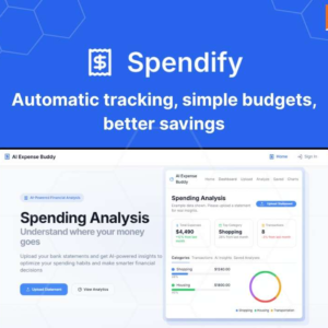 35% OFFSpendify 2.0: AI-Powered Subscription Intelligence Platform For Expense Management$99.00$39.00