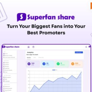 Superfan Share : Reward Fans, Boost Shares, and Grow your Social Presence