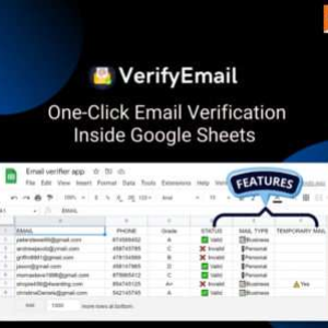 VerifyEmail: Bulk Email Verifier for Google Sheet