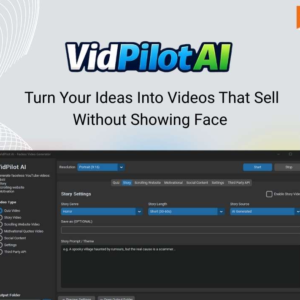 10% OFF12 DaysVidPilot AI: Desktop-Based Faceless Video Generator for Engaging Videos$497.00$147.00