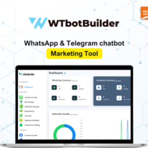 WTbotBuilder : WhatsApp and Telegram Chatbot Builder Lifetime Deal