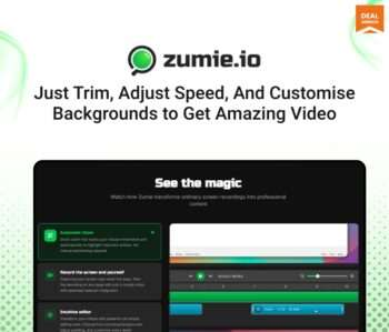 Zumie: Turn Screen Recording to Stunning Zoom-In-Video With Just a Few Clicks