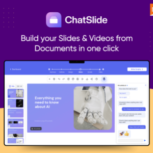 ChatSlide AI : Build your Slides and Video in just one-click