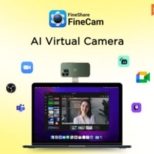 FineShare FineCam : AI Virtual Camera for Video Recording/Conferencing