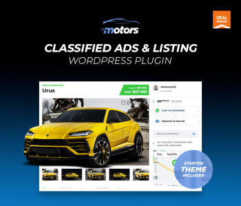 Motors: Car Dealer, Classifieds & Listing WordPress Plugin
