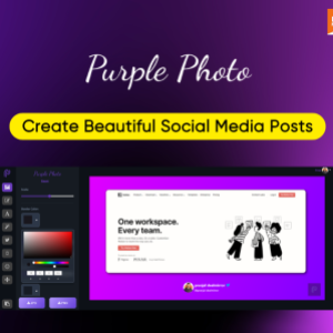 Purple Photo : Create Social Media Posts in Seconds