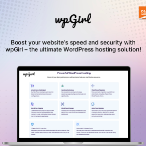 wpGirl: Fast & Secure WordPress Hosting for Bloggers, Entrepreneurs, and E-Commerce