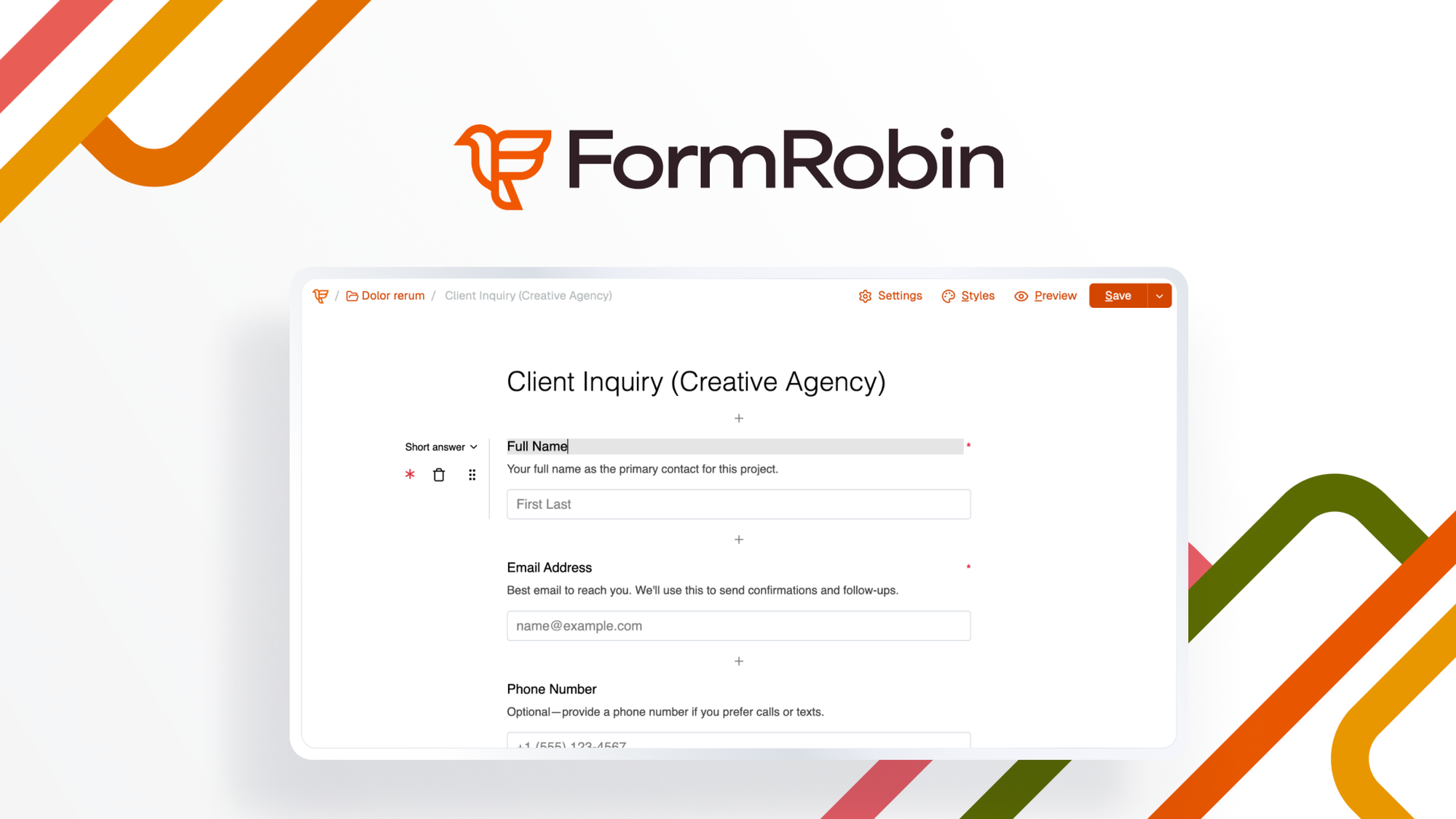 FormRobin