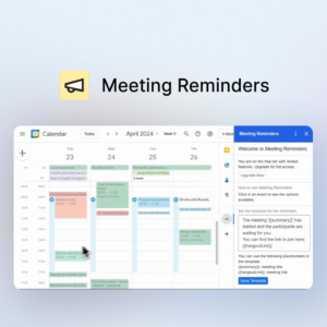 Meeting Reminders