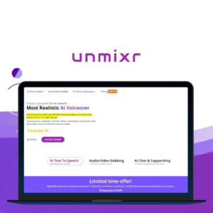 Unmixr AI - Text to Speech, Speech to Text, Audio/Video Dubbing